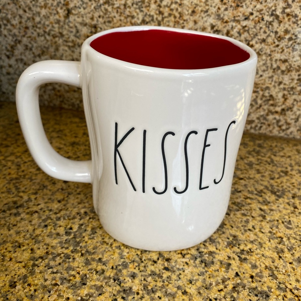 Kisses & Hugs Double sided Rae Dunn Mug